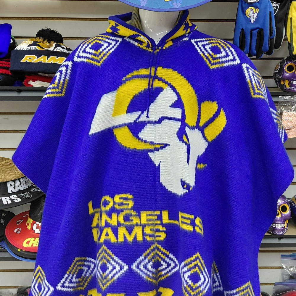 Los Angeles Rams Blue Poncho